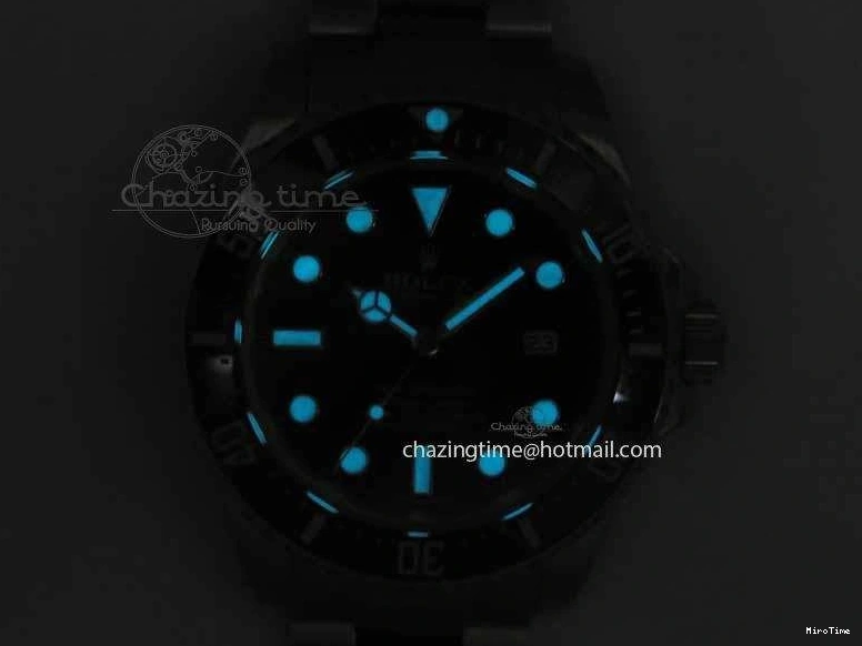 MiroTime 0322 Timeless Sea-Dweller 116600 Black Ceramic BP Maker Best Edition On SS Bracelet SA 3680